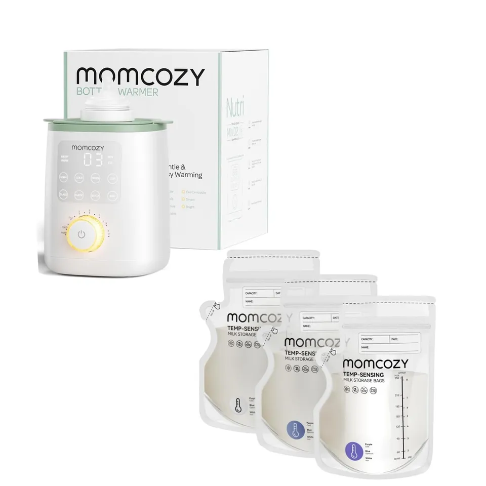 momcozy-retain-nutrients-bottle-warmer-9-in-1-with-night-light-momcozy-easy-pour image 1