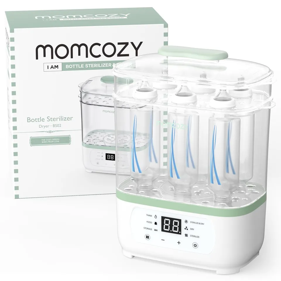 momcozy-8-in-1-electric-steam-sterilizer-and-dryer-for-baby-bottles image 1