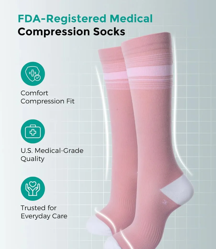 momcozy-medical-grade-compression-socks-20-30-mmhg-fda-registered-graduated-supp image 1