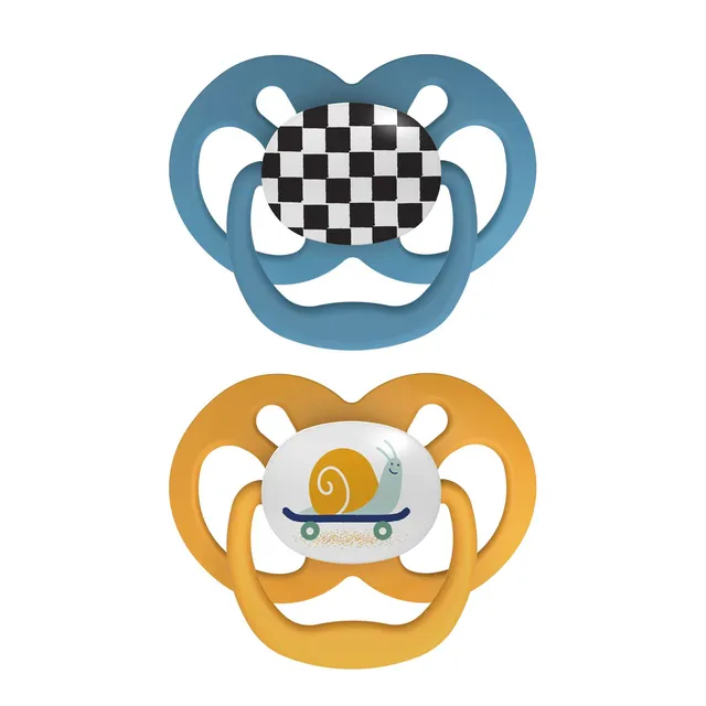 dr-brown-s-advantage-pacifiers-ages-6-18-months-2-count image 1