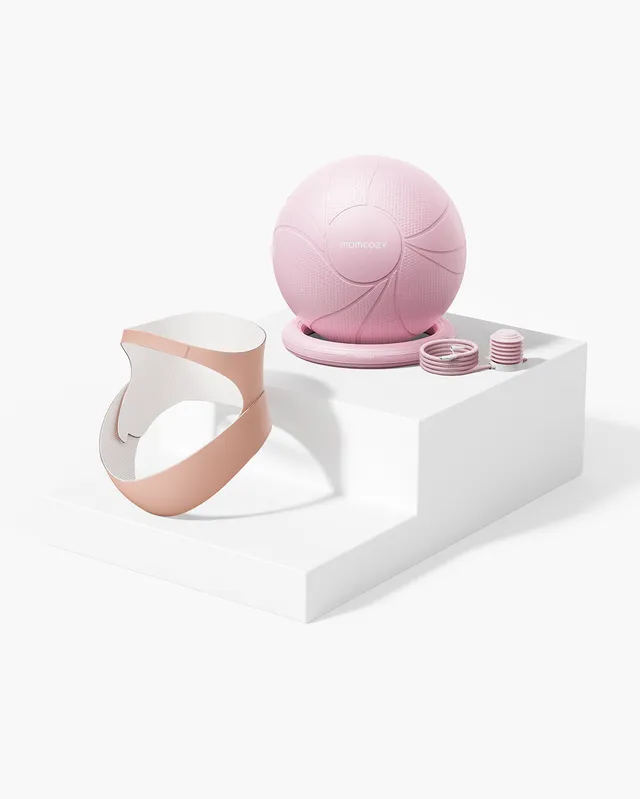 momcozy-ergonest-maternity-belly-band-birthease-maternity-ball-bundle image 1