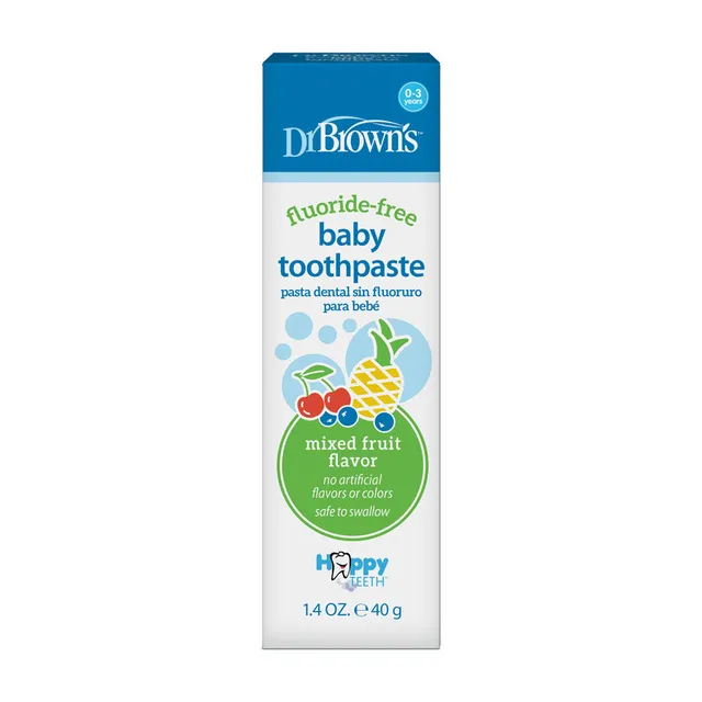 dr-brown-s-fluoride-free-baby-toothpaste-mixed-fruit-1-4oz-40g image 1