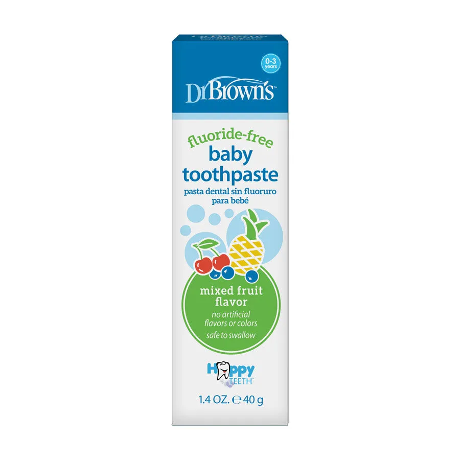 dr-brown-s-fluoride-free-baby-toothpaste-mixed-fruit-1-4oz-40g image 1
