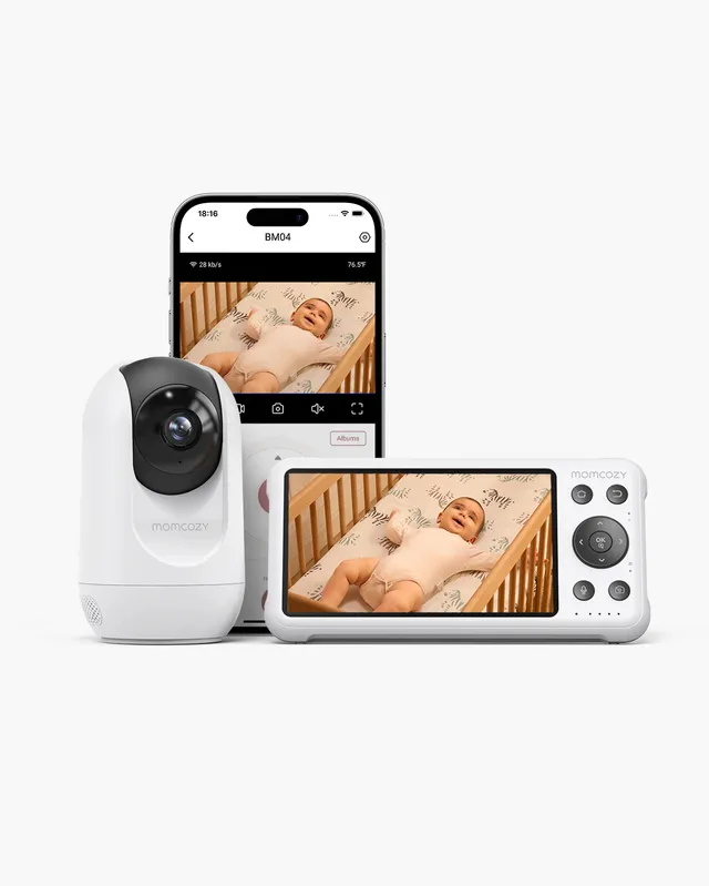 momcozy-5-inch-dual-mode-smart-baby-monitor-bm04-with-2-cameras image 1