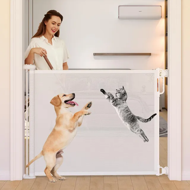 momcozy-retractable-baby-gate-41-tall-extends-to-71-wide image 1