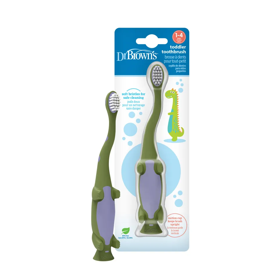 dr-brown-s-toddler-toothbrush-dinosaur-1-pack image 1