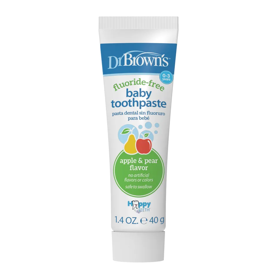 dr-brown-s-fluoride-free-baby-toothpaste-apple-pear-1-4oz-40g image 1