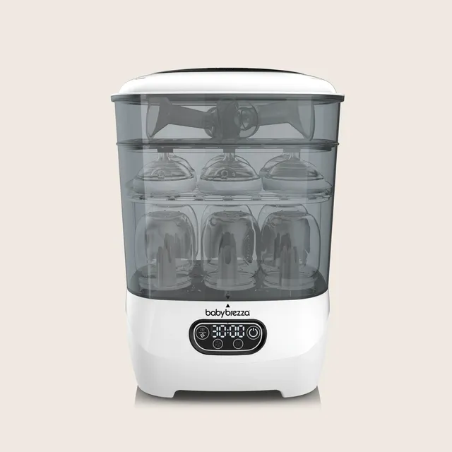 baby-brezza-one-step-baby-bottle-sterilizer-and-dryer-advanced-electric-steam-st image 1