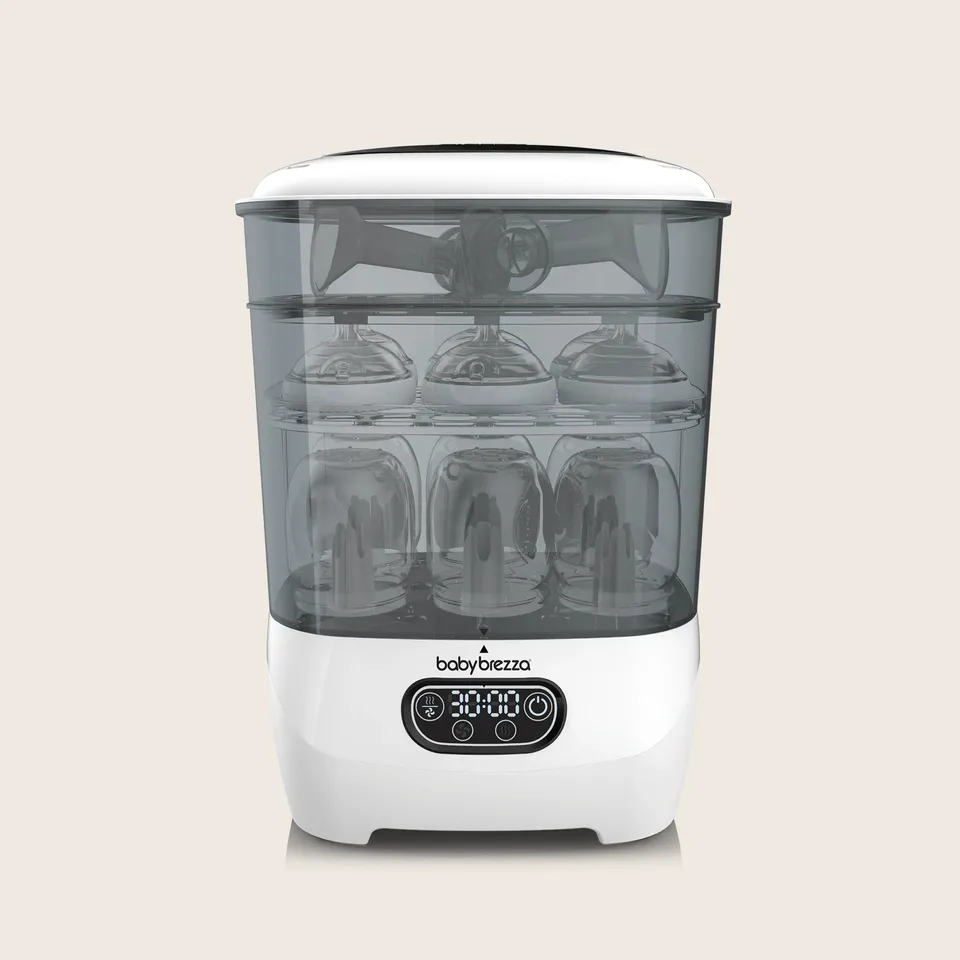 baby-brezza-one-step-baby-bottle-sterilizer-and-dryer-advanced-electric-steam-st image 1