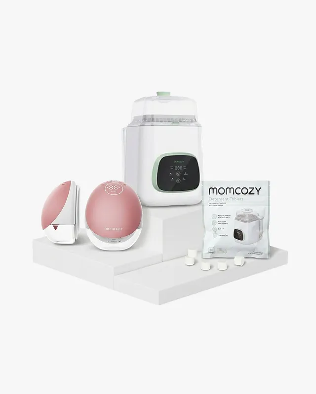 momcozy-pump-clean-bundle-m9-breast-pump-bottle-washer-washing-block image 1