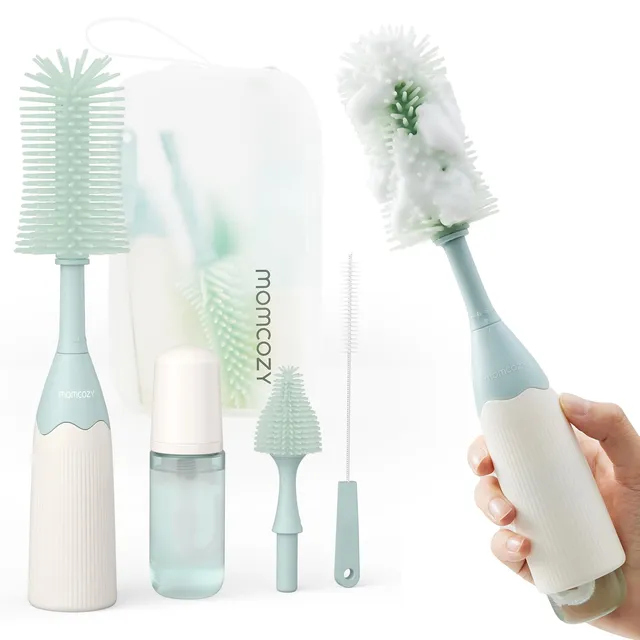 momcozy-bottle-brush-kit-with-push-press-foam-design-silicone-portable-4-in-1-cl image 1