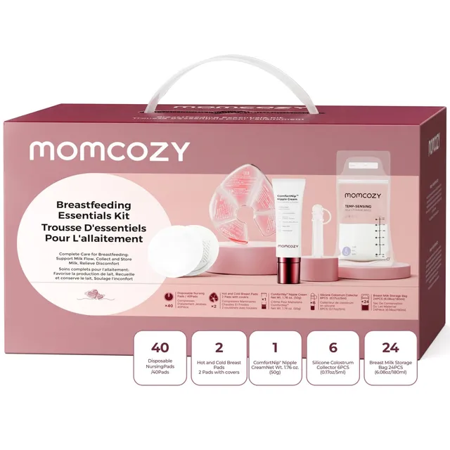 momcozy-73pc-breastfeeding-essentials-kit-for-new-moms-hospital-bag-must-haves-w image 1