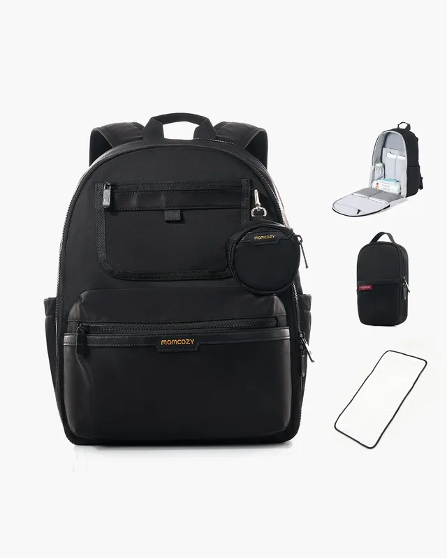 momcozy-urban-diaper-bag-backpack-waterproof-travel-diaper-backpack-with-changin image 1
