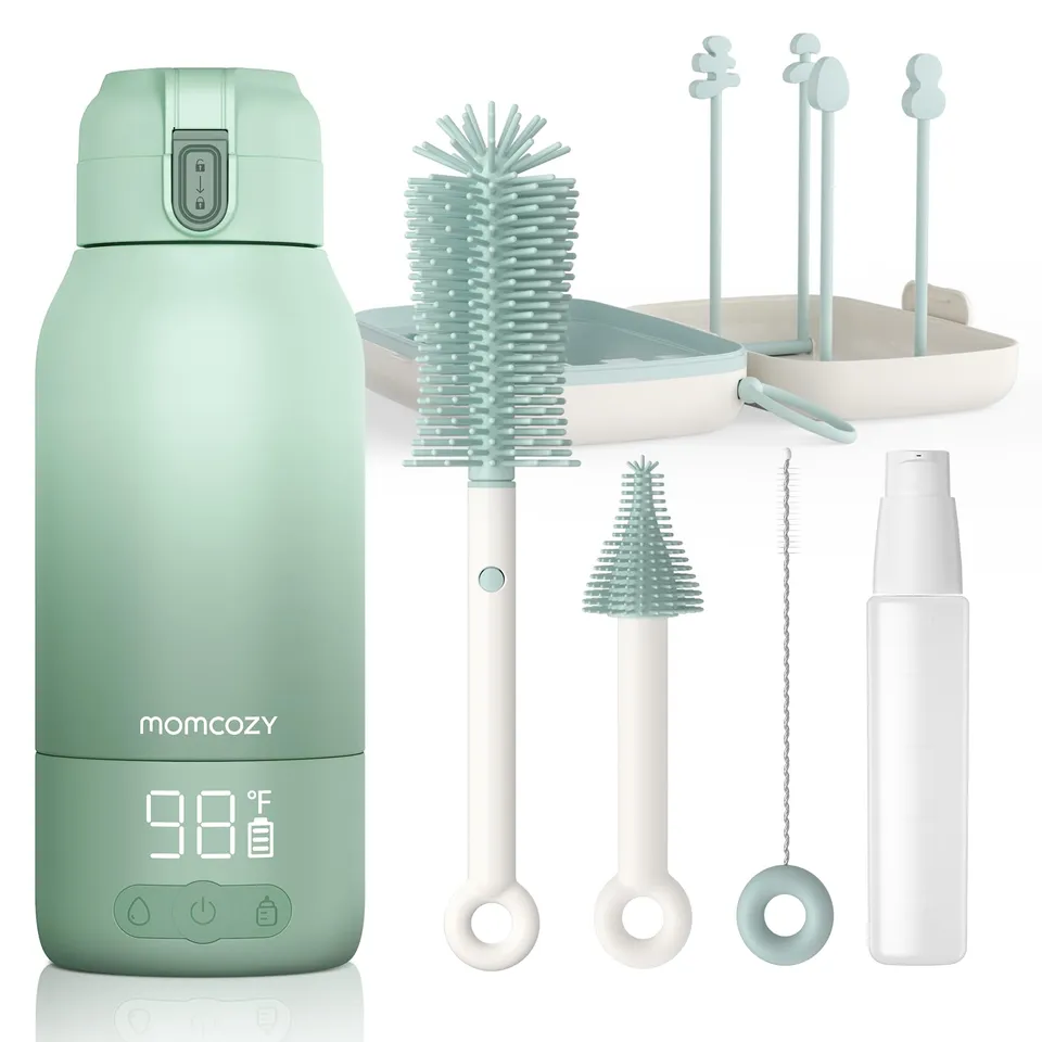 momcozy-7-in-1-bottle-brush-set-portable-milk-warmer-for-travel-complete-cleanin image 1