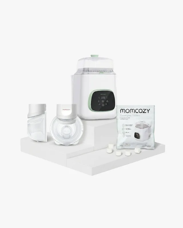 momcozy-pump-clean-bundle-s12-pro-quick-breast-pump-and-bottle-washer-and-washin image 1
