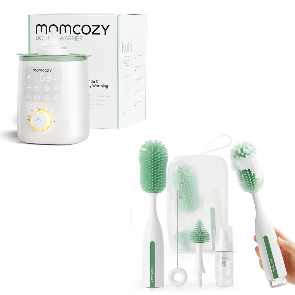 momcozy-nutri-bottle-warmer-momcozy-bottle-brush-kit-pro image 1