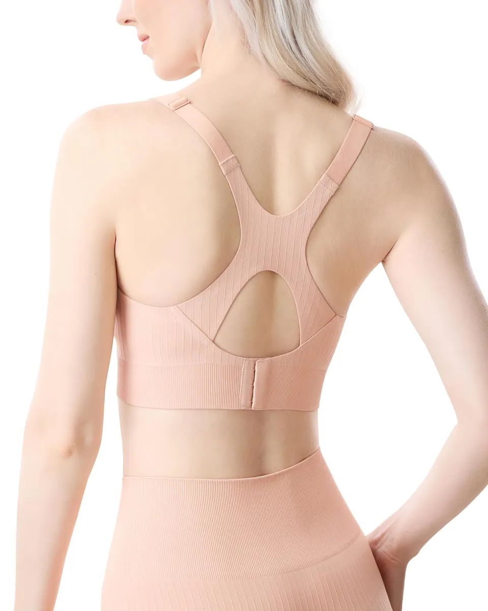 momcozy-ribbed-racerback-nursing-sports-bra-for-breastfeeding-yoga-soft-stretchy image 1