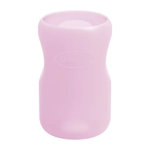 dr-brown-s-natural-flow-options-wide-neck-glass-bottle-silicone-sleeves image 1