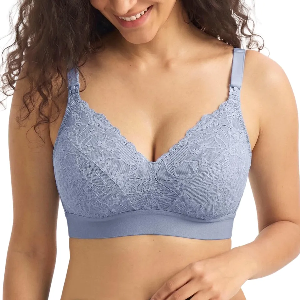 momcozy-lace-nursing-bra-for-breastfeeding-wirefree-maternity-bra-with-fixed-pad image 1