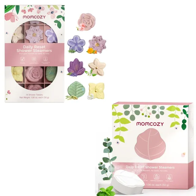 momcozy-shower-steamers-set-7-floral-eucalyptus-shapes-bundle image 1