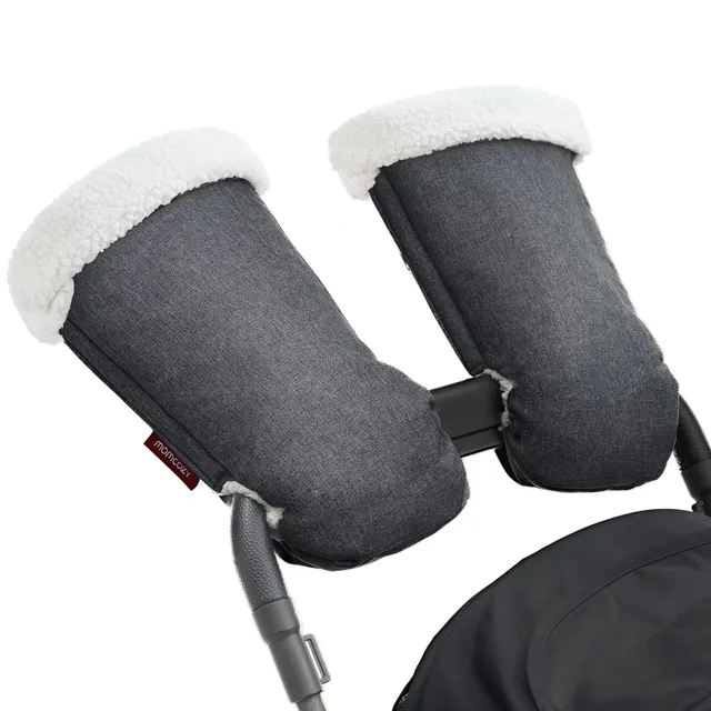 momcozy-stroller-gloves-warmmuffs-universal-fit-waterproof-adjustable-hand-muffs image 1