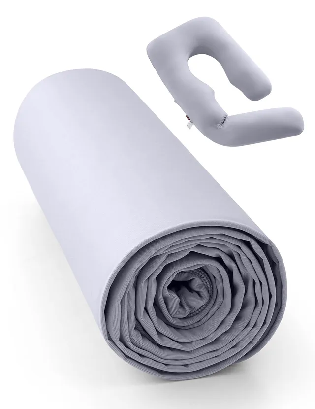 momcozy-cooling-pregnancy-pillow-cover-for-dreamlign-u-pro-maternity-pillow-adju image 1