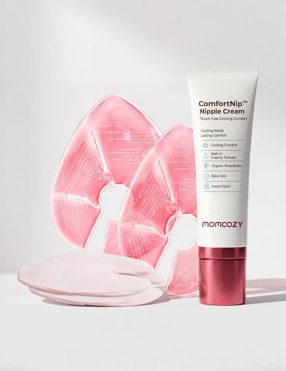 momcozy-nursing-essentials-bundle-breast-pads-nipple-cream image 1