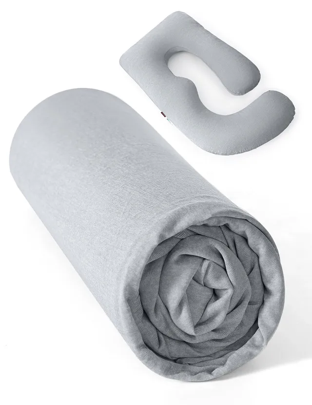 momcozy-cooling-cover-for-pregnancy-pillows-u-shaped-full-body-maternity-support image 1