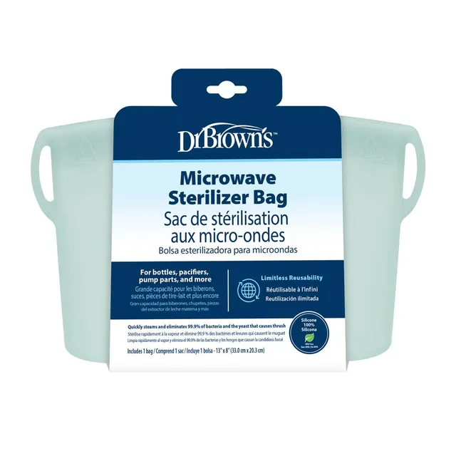 dr-brown-s-microwave-sterilizer-bag-100-silicone-reusable image 1