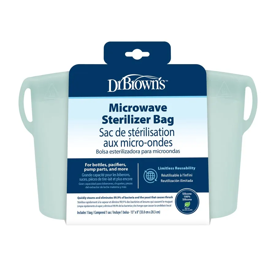 dr-brown-s-microwave-sterilizer-bag-100-silicone-reusable image 1