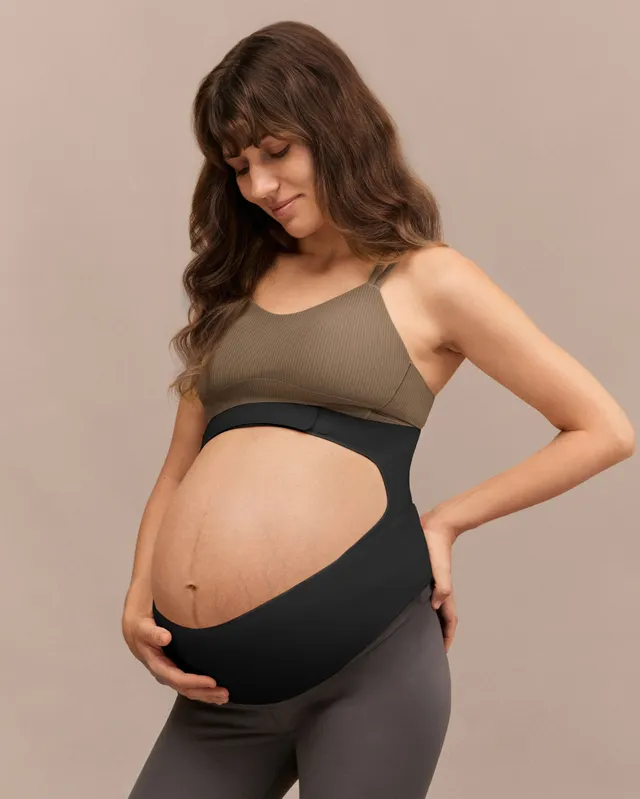 momcozy-bumpease-ergonomic-maternity-belly-band-black image 1