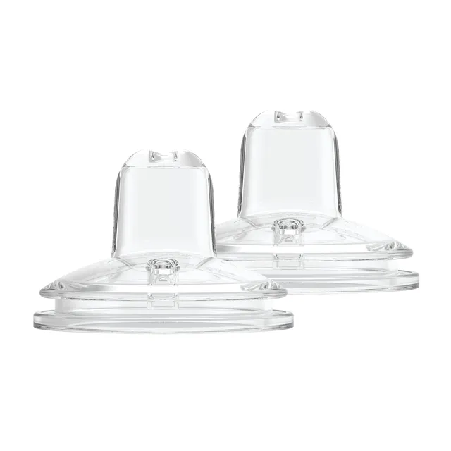 dr-brown-s-milestones-options-sippy-spouts-2-pack-wide-neck-soft-silicone-6m image 1