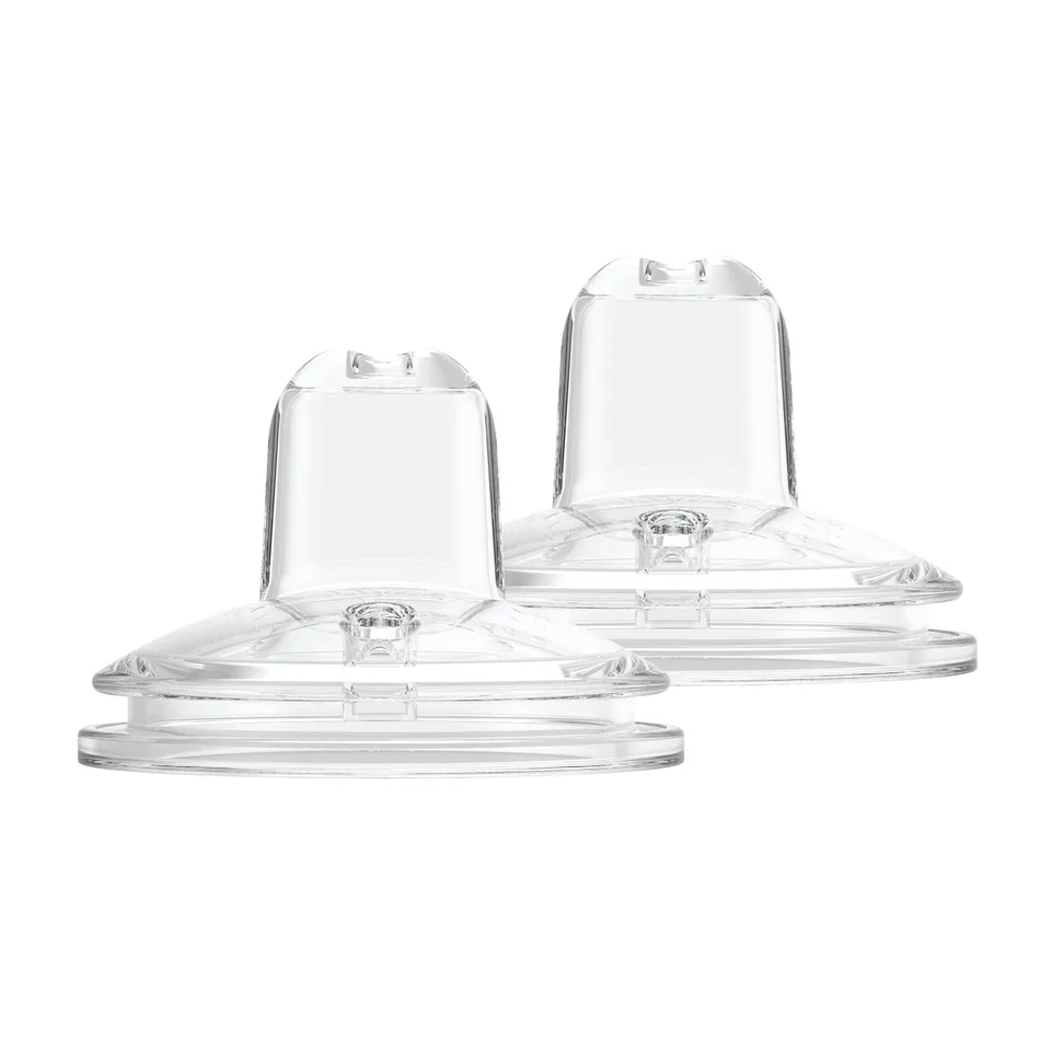 dr-brown-s-milestones-options-sippy-spouts-2-pack-wide-neck-soft-silicone-6m image 1
