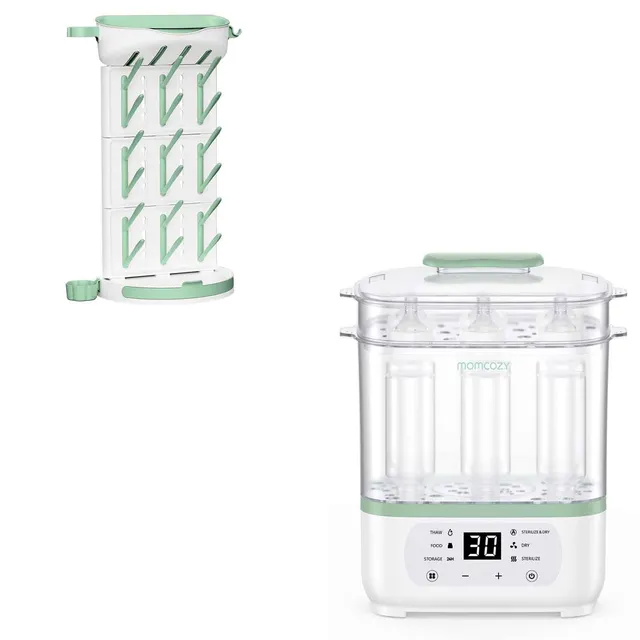 momcozy-8-in-1-bottle-sterilizer-and-dryer-with-diy-larger-drying-rack image 1