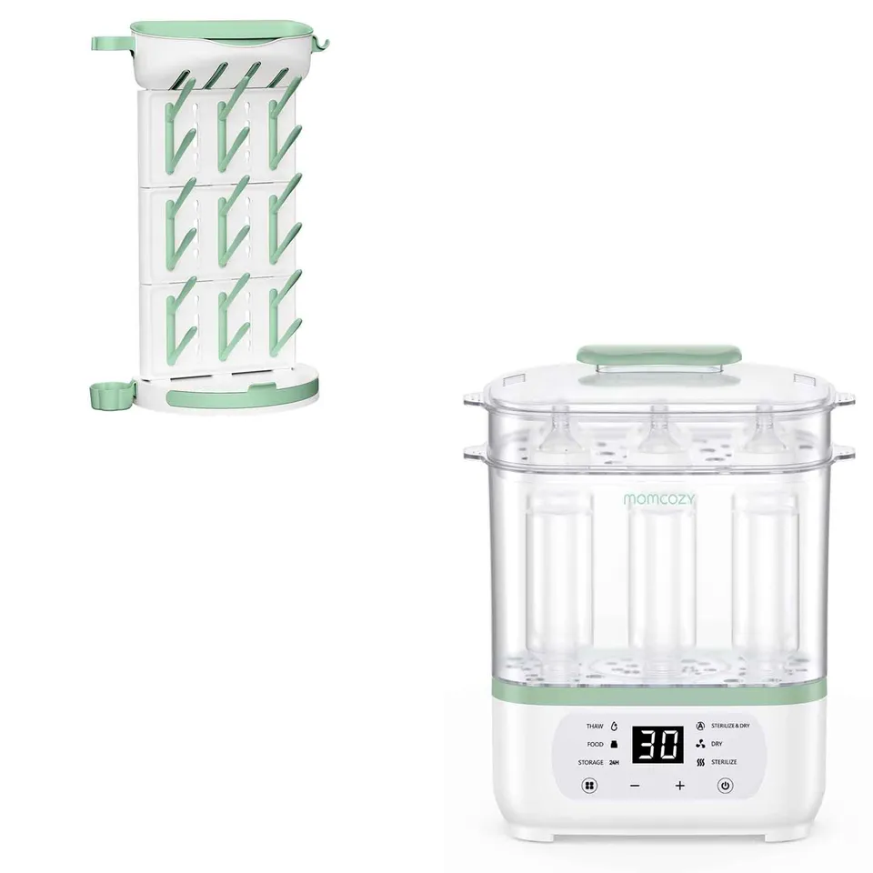 momcozy-8-in-1-bottle-sterilizer-and-dryer-with-diy-larger-drying-rack image 1