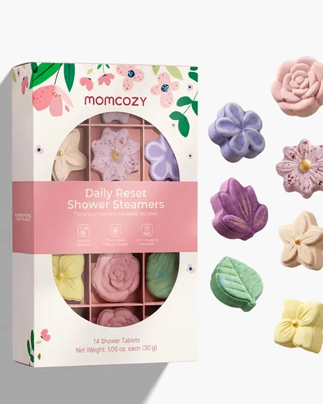 momcozy-shower-steamers-aromatherapy-14-pack-relaxing-spa-shower-bombs image 1
