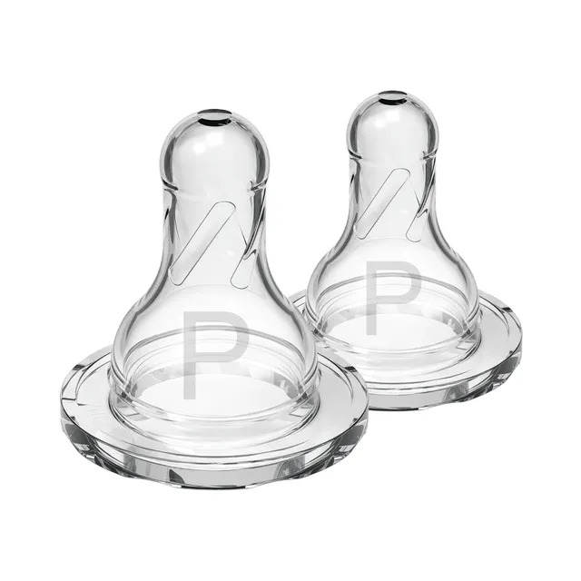 dr-brown-s-natural-flow-narrow-baby-bottle-silicone-nipple-level-preemie-2-pack image 1