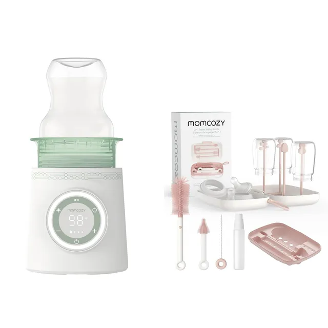 momcozy-travel-friendly-portable-bottle-warmer-momcozy-bottle-brush-set-cordless image 1
