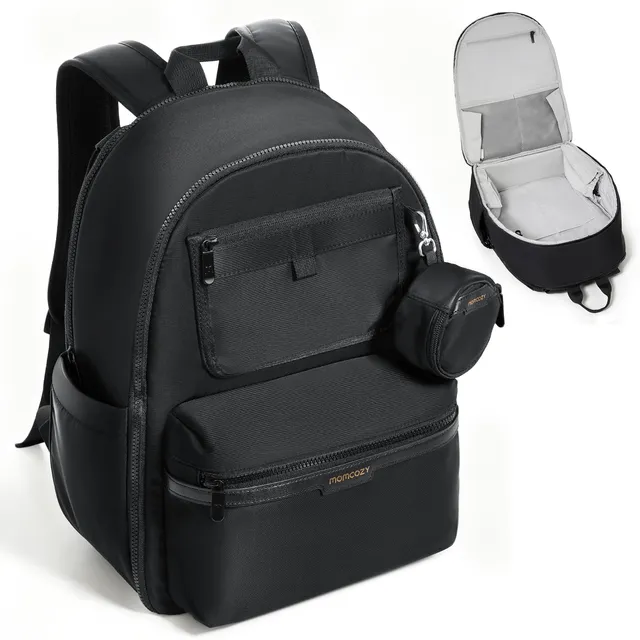 momcozy-goease-diaper-bag-backpack-21l-waterproof-multi-pocket-with-changing-pad image 1