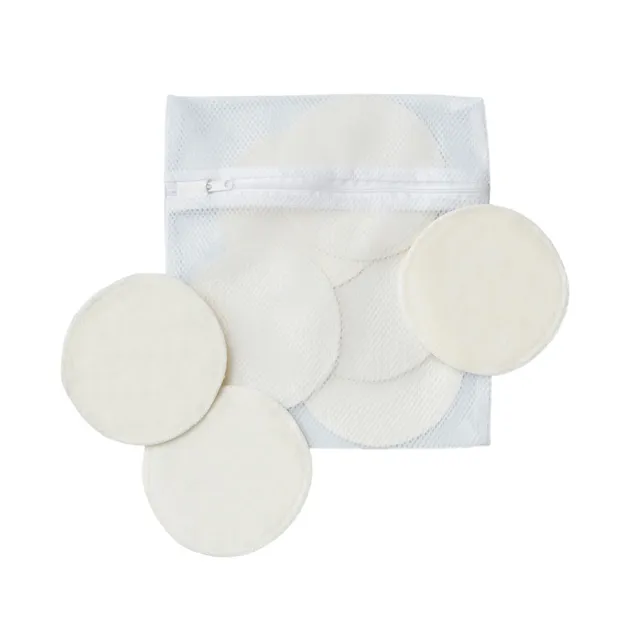 dr-brown-s-reusable-breast-pads-4-pack-bamboo-blend-leakproof image 1