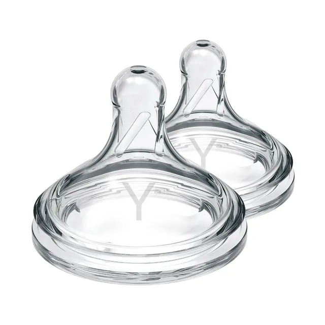dr-brown-s-natural-flow-wide-neck-silicone-nipple-choose-flow-level image 1