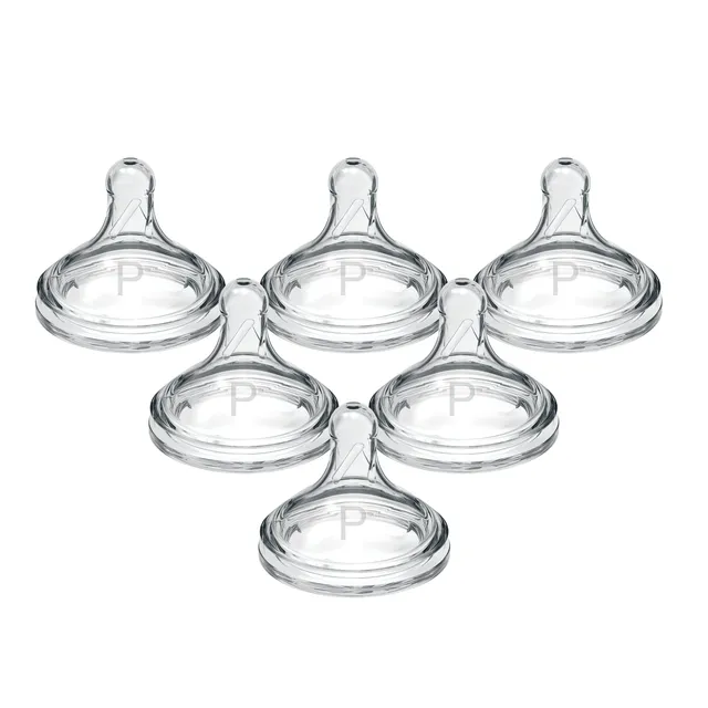 dr-brown-s-natural-flow-wide-neck-baby-bottle-silicone-nipple-level-preemie-6-pa image 1