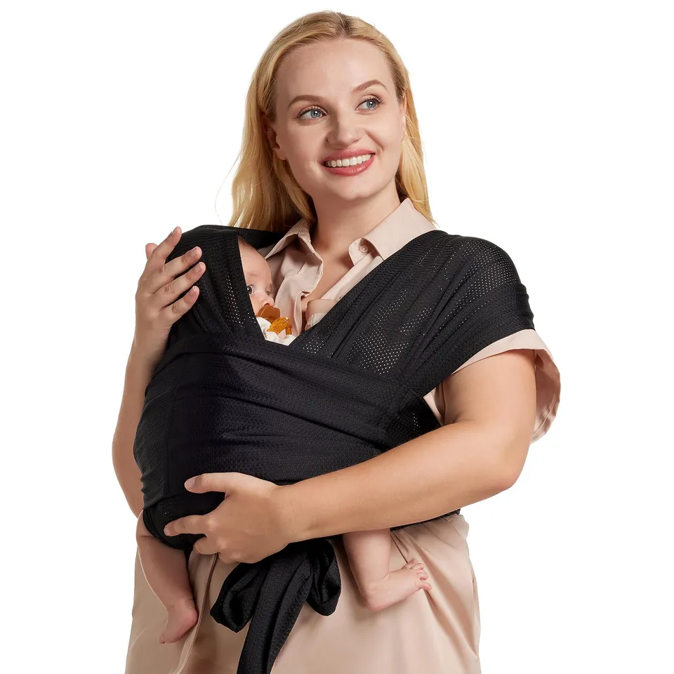 momcozy-adjustable-buckle-baby-wrap-carrier-for-newborn-to-toddler-cooling-air-m image 1