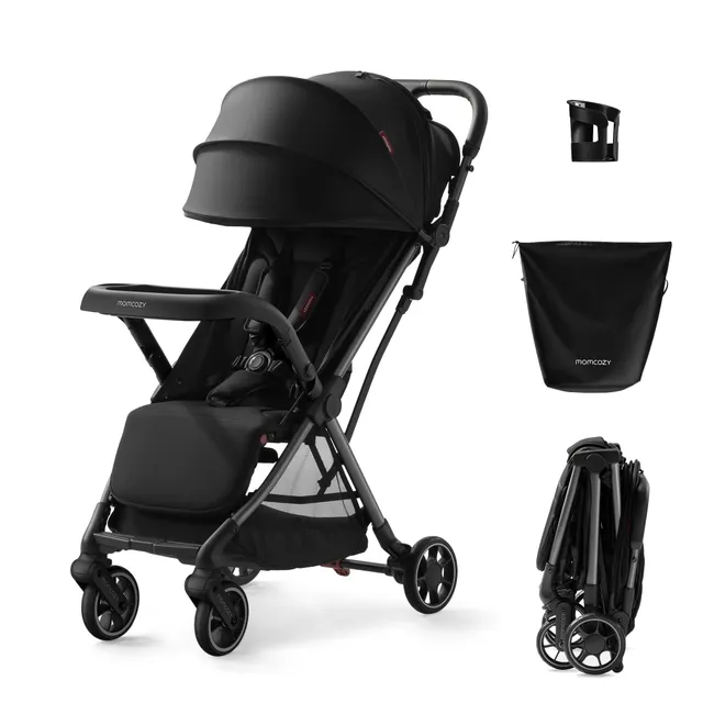 momcozy-clickgo-lightweight-travel-stroller-airline-approved-one-click-fold image 1