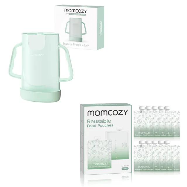 momcozy-squeeze-pouch-holder-for-food-pouches-momcozy-reusable-baby-food-pouches image 1