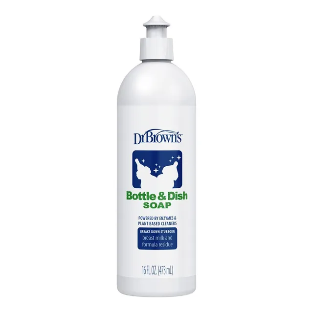 dr-brown-s-bottle-dish-soap-fragrance-free-plant-derived image 1