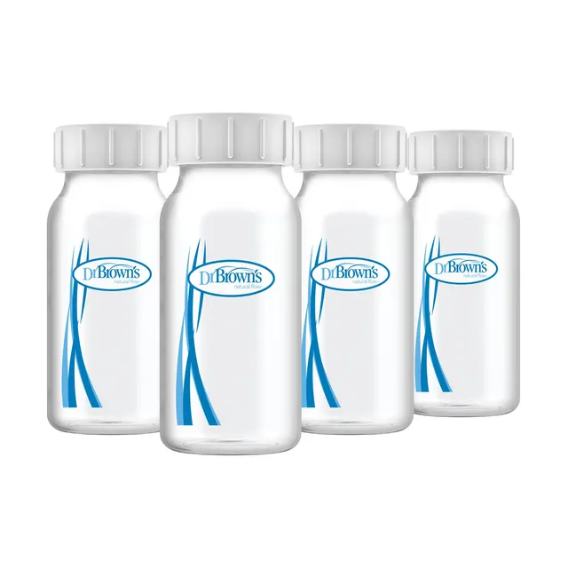 dr-brown-s-breast-milk-collection-bottles-4-pack-4-oz-each image 1
