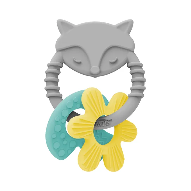 dr-brown-s-learning-loop-silicone-ring-teether-fox image 1