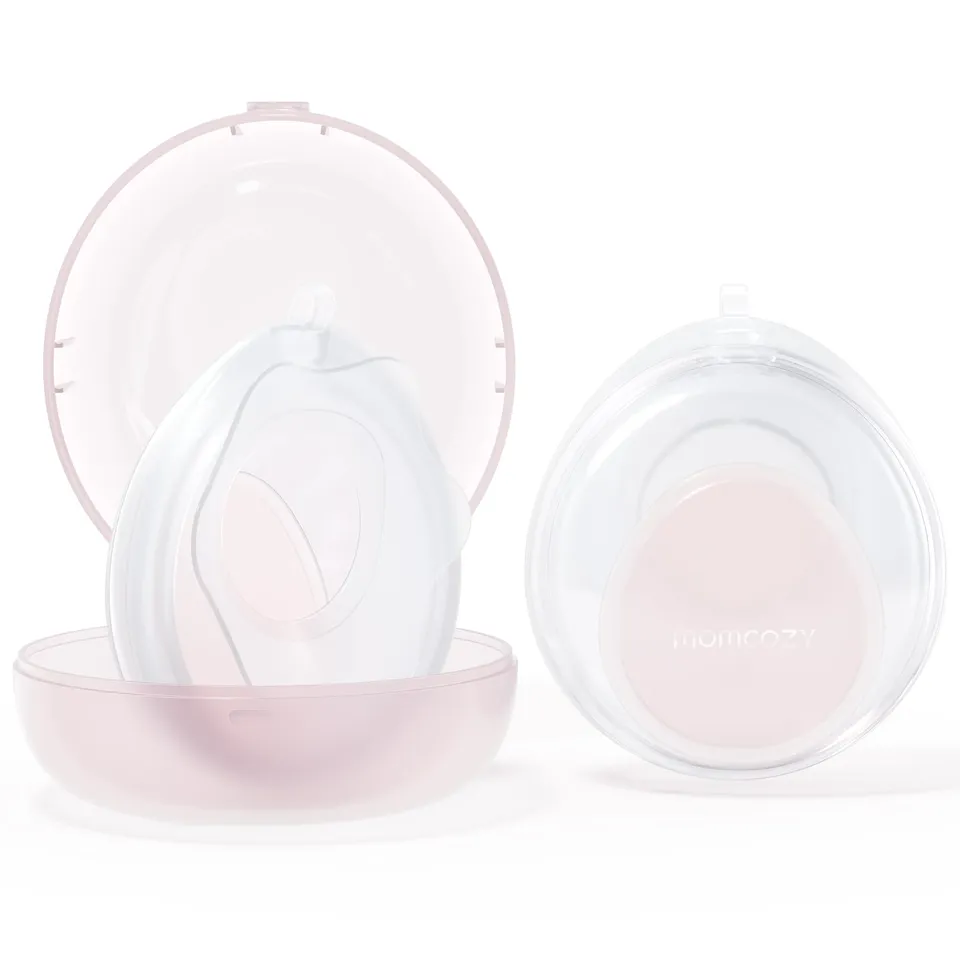 momcozy-breast-milk-collector-slim-discreet-waterdrop-silicone-breast-shells-for image 1