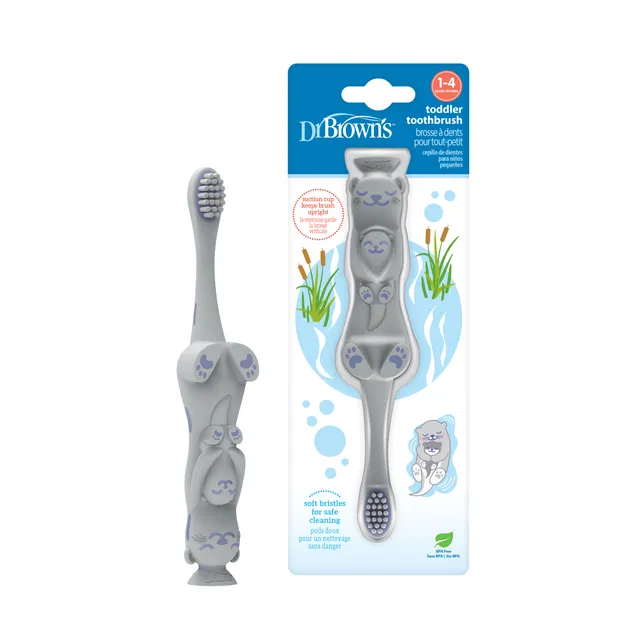 dr-brown-s-toddler-toothbrush-otter-1-pack-soft-bristles image 1